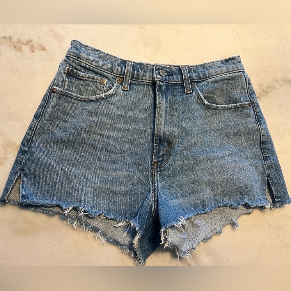 Abercrombie & Fitch Blue Jean Shorts